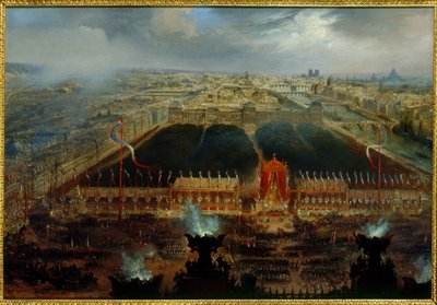 Festa della Costituzione in Place de la Concorde, 12 novembre da Unknown artist