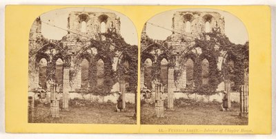 Abbazia di Furness. - Interno della sala capitolare. da Unknown artist