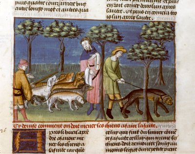Gaston Phoebus, Le Traite de la Chasse da Unknown artist