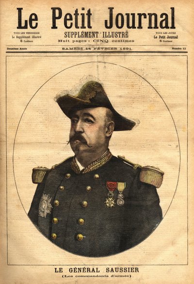 Generale Felix Gustave (Felix-Gustave) Saussier (1828-1905), divenne comandante dell