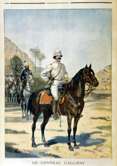 Generale Galliéni in Madagascar - in "Le Petit Journal" dell