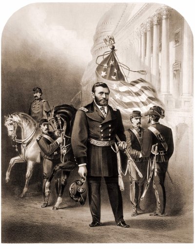 Generale Ulysses Grant (1822-1885), statista americano da Unknown artist