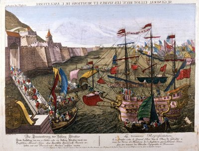 Grande assedio di Gibilterra 1779-1783 (tentativo spagnolo di riconquistare Gibilterra quando la Spagna dichiarò guerra al Regno Unito come parte della sua alleanza con la Francia): l