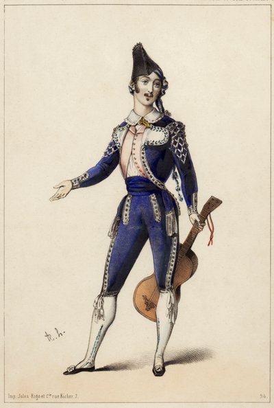 Giorgio Ronconi nel ruolo di Figaro nell