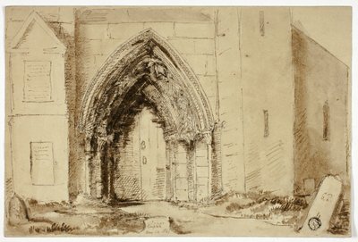 Portale della Chiesa Gotica da Unknown artist