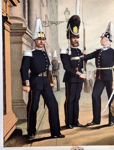 Granatieri della Guardia Svedese, ca. 1890 da Unknown artist