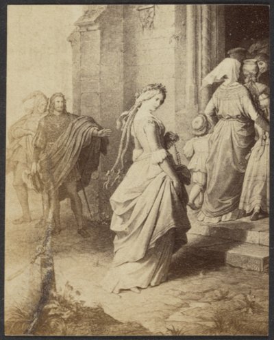 Gretchen (Faust) di W.V. Kaulbach da Unknown artist