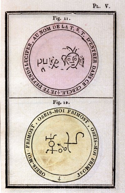 Grimorio di Papa Onorio usato per evocare demoni. Ed. del 1760 da Unknown artist