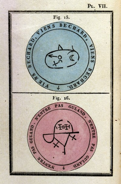 Grimorio di Papa Onorio usato per evocare demoni. Ed. del 1760 da Unknown artist