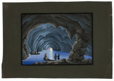 Scena della grotta da Unknown artist