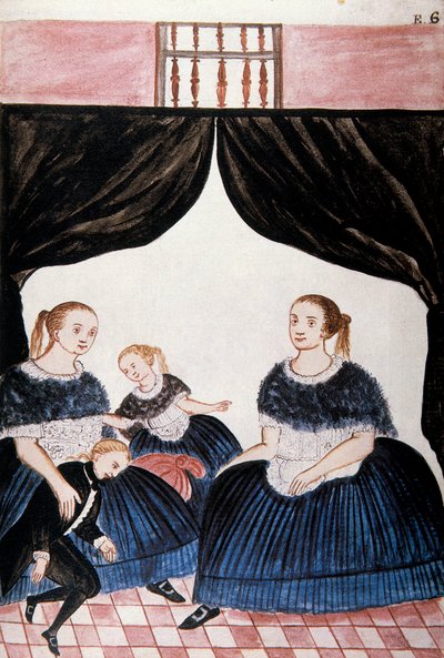 Gruppo di donne in lutto, dal libro 