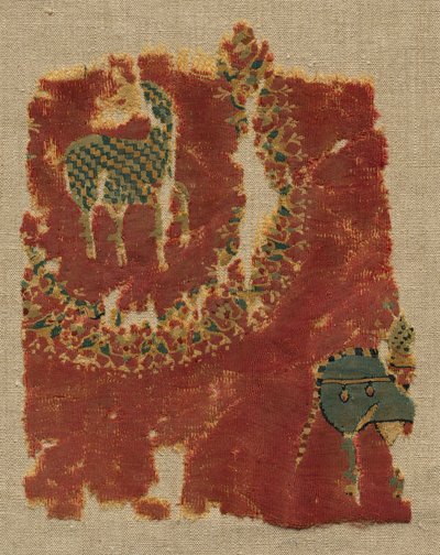 Pendente con tondo fogliato e cavaliere da Unknown artist
