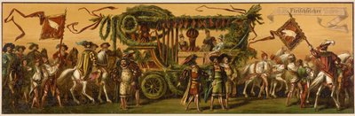 Processione di Hans Makart della città di Vienna da Unknown artist