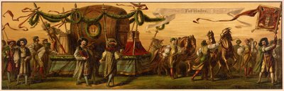 Processione di Hans Makart della città di Vienna da Unknown artist