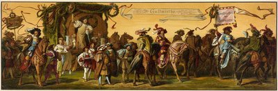 Processione di Hans Makart della città di Vienna da Unknown artist