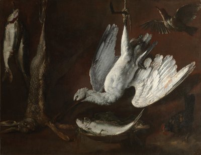 Lepre, spatola e pesce da Unknown artist