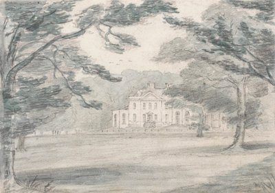 Havering Bower, Essex (Vista di una dimora di campagna) da Unknown artist