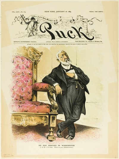 È arrivato a Washington, da Puck da Unknown artist