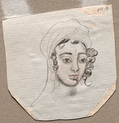 Testa di un giovane uomo da Unknown artist
