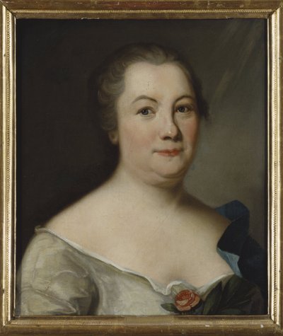 Hedvig Charlotta Nordenflycht, poetessa svedese - Ritratto della poetessa Hedvig Charlotta Nordenflycht (1718-1763) da Unknown artist