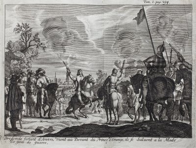 Henri, Conte di Brederode (Hendrik Graaf van Brederode) (1531-1568), lascia Anversa (Paesi Bassi), si presenta davanti a Guglielmo I d