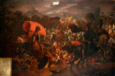 Fuga di Hernan Cortes dalla capitale azteca da Unknown artist