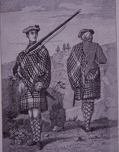 Soldati delle Highlands, fine XVIII secolo da Unknown artist