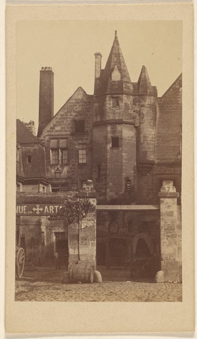 Hotel de la Croix Blanches, Tours. da Unknown artist