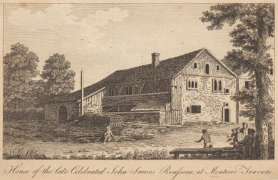 Casa del Defunto Celebre Jean-Jacques Rousseau, a Moutiers-Travers da Unknown artist