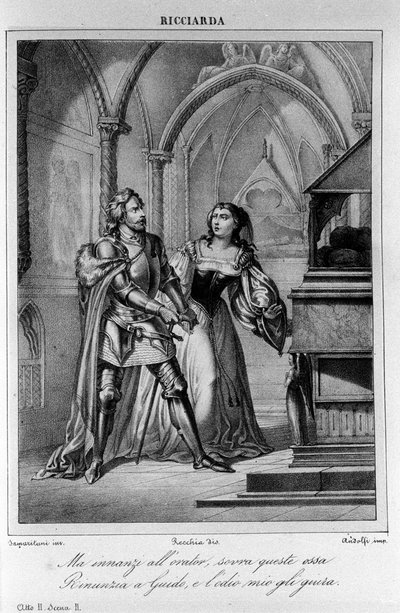 Illustrazione per la Scena 2 dell