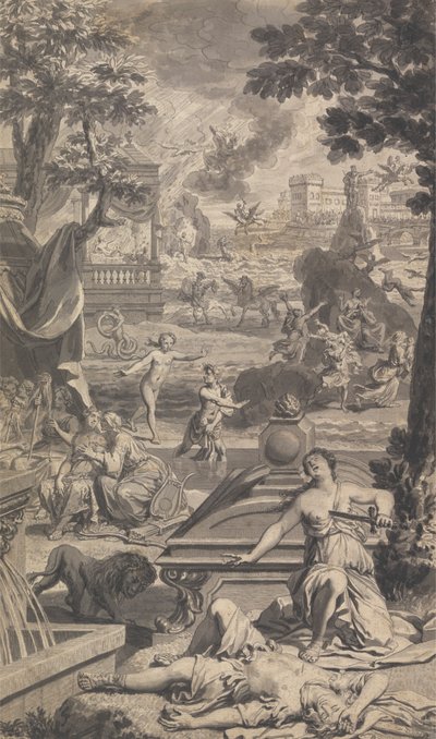 Illustrazione alla Metamorfosi di Ovidio di Tonson (tre di quattro) da Unknown artist