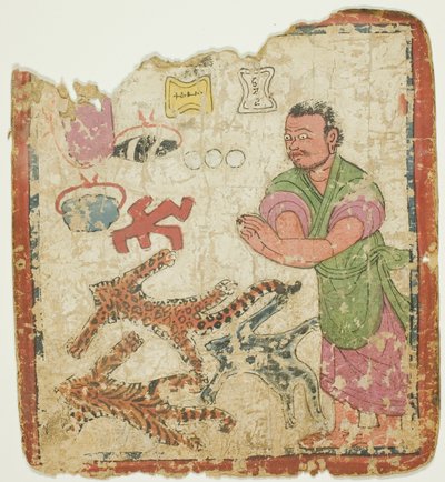 Immagine da un set di carte di iniziazione (Tsakali) da Unknown artist