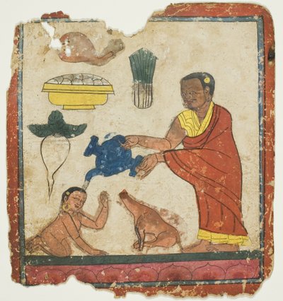 Immagine da un set di carte di iniziazione (Tsakali) da Unknown artist