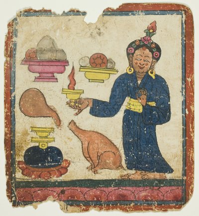 Immagine da un set di carte di iniziazione (Tsakali) da Unknown artist