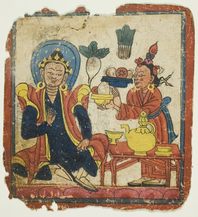 Immagine da un set di carte di iniziazione (Tsakali) da Unknown artist