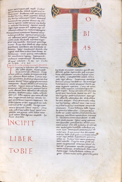 Incipit del Libro di Tobia da Unknown artist