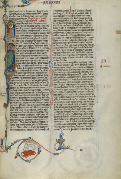 Iniziale I: San Giacomo con Cristo in alto da Unknown artist