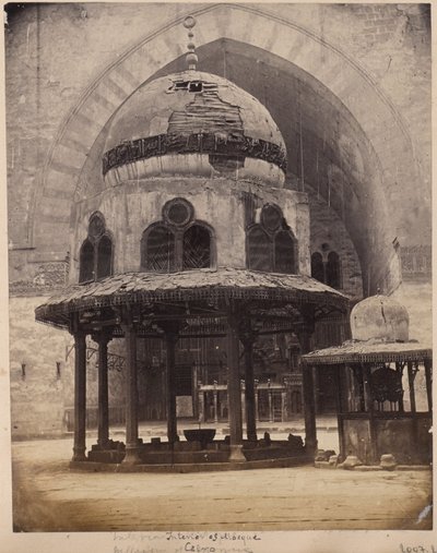 Interno della moschea del Cairo da Unknown artist