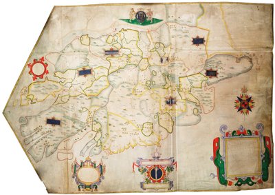 Irlanda a sud dello Shannon, c.1585 da Unknown artist