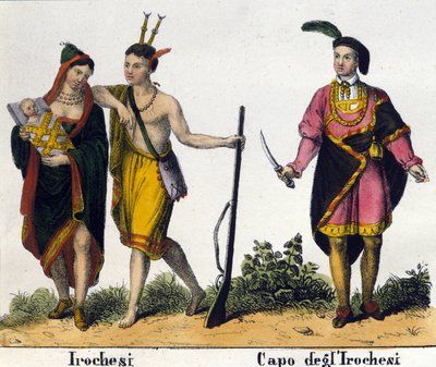 Indiani Irochesi degli Stati Uniti d