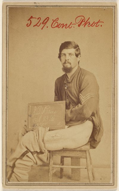 [J.D. Brua, A. 93° Pa. vittima della guerra civile]. da Unknown artist