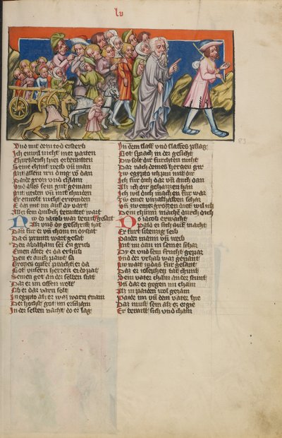 Il viaggio di Giacobbe in Egitto da Unknown artist