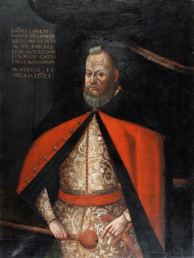 Jan Karol Chodkiewicz, grand hetman de Lituanie - Ritratto di Jan Karol Chodkiewicz (1560-1621) da Unknown artist