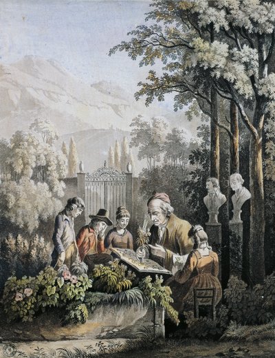 Jean-Jacques Rousseau da Unknown artist