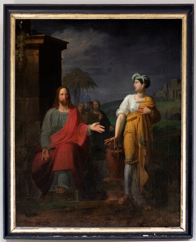 Gesù e la donna samaritana da Unknown artist