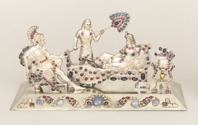 Scultura gioiello di Antonio, Cleopatra e attendente da Unknown artist