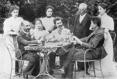 Johann Strauss tra i compagni a Ischl da Unknown artist