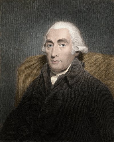 Joseph Black (1728-1799), fisico e chimico scozzese - Ritratto del chimico scozzese Joseph Black (1728-1799) da Unknown artist