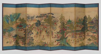 Banchetto gioioso di Guo Ziyi (곽분양행락도) da Unknown artist