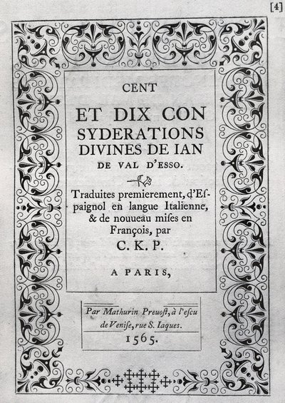 Juan de Valdes da Unknown artist